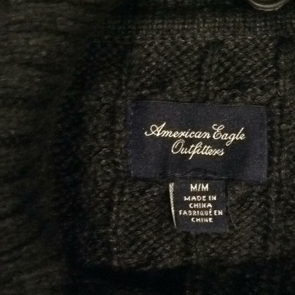 American Eagle dark grey sweater. - Picture 3 of 3